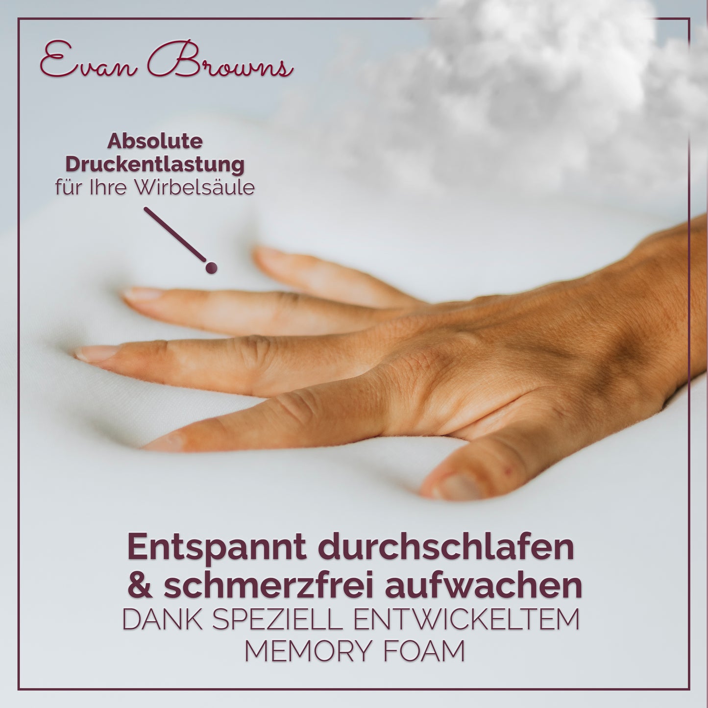 Nackenstützkissen für jede Schlafposition